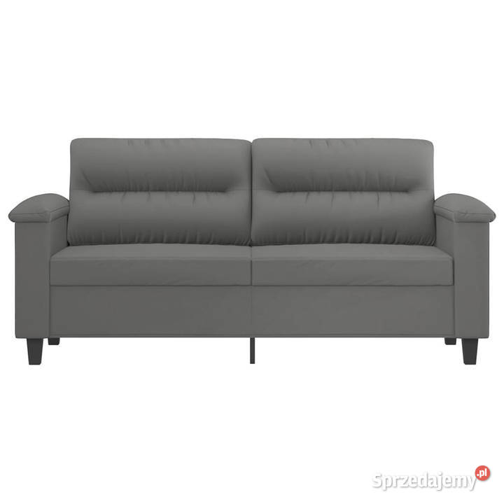Sofa 2osobowa ciemnoszary 140 tapicerowana mazowieckie Warszawa