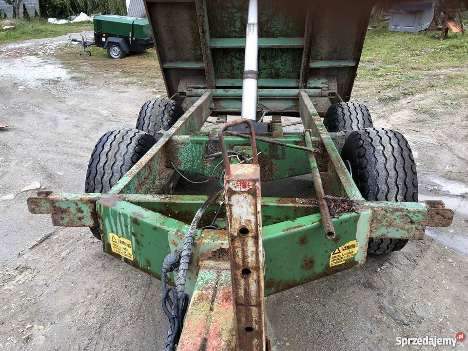 Przyczepa Tandem Rolnicza Wywrotka NOWE KOŁA nieuszkodzony Jordanów