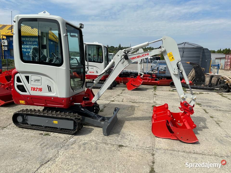 Nowa japońska minikoparka Takeuchi TB 216 Koparki sprzedam
