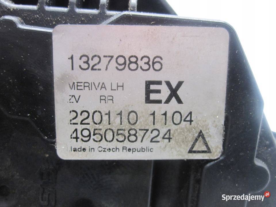 OPEL MERIVA B 10r zamek drzwi lewy tył 13279836 świętokrzyskie sprzedam