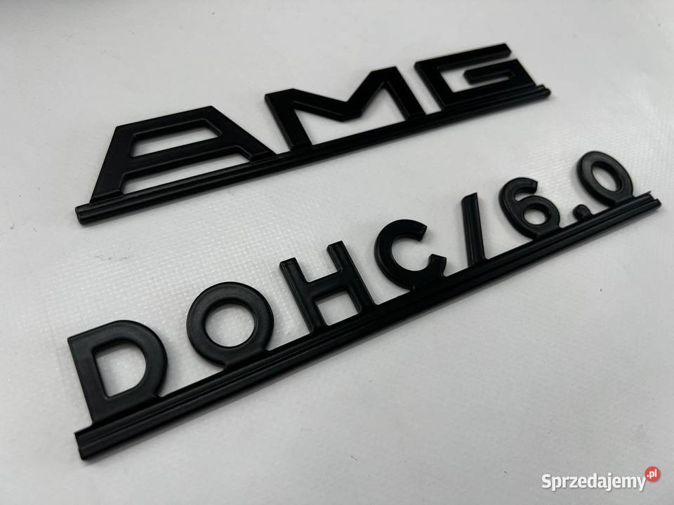 Zestaw emblematow AMG DoHC 60 Mewrcedes W126 Chełm