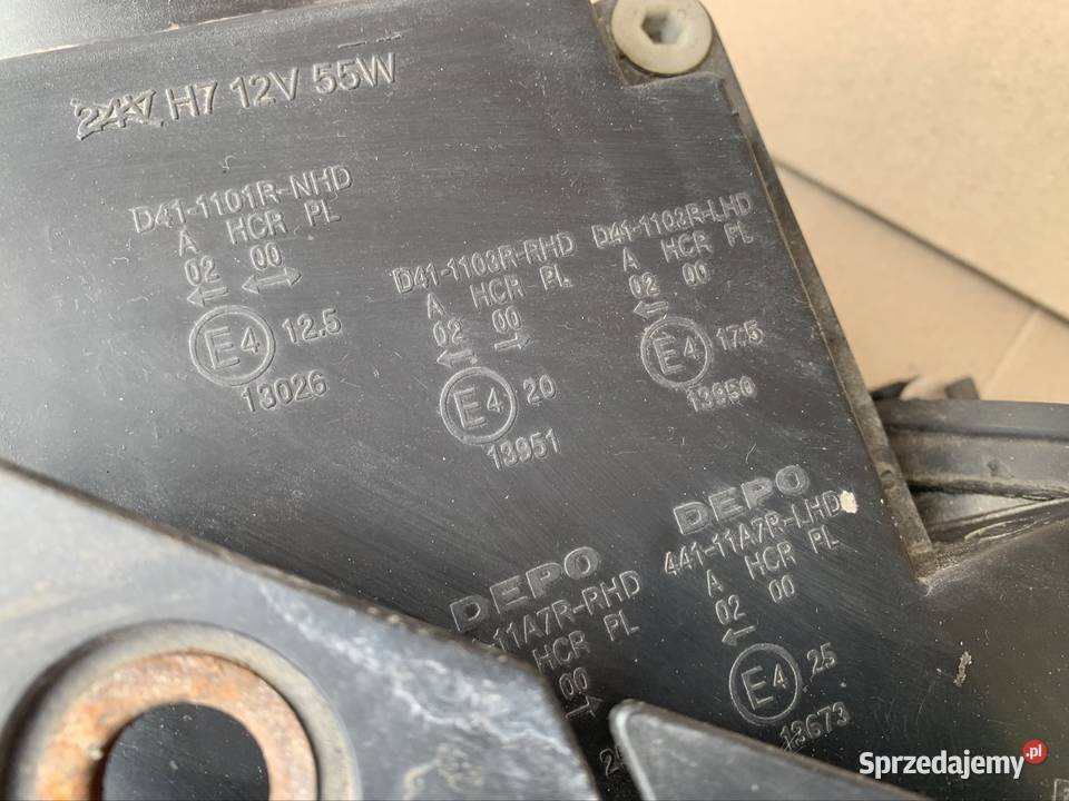 Reflektor lampa przód lewa prawa volkswagen Szczecin