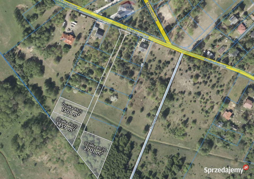 Działka budowlana 1501m2 Henryszew gm Jaktorów sprzedam