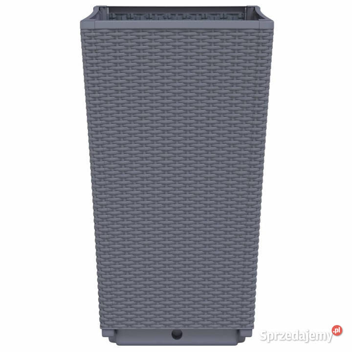 Donice ogrodowe 2 szare 325x325x57 PP WM367846 Warszawa sprzedam