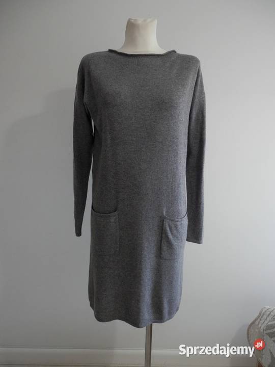Sukienka Wełniana Kaszmir Wełna Merino Rozmiar 38(M) Spódnice i sukienki Spódnice i sukienki Łomża