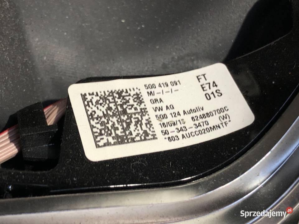 KIEROWNICA VW GOLF VII 5G0419091FT podkarpackie