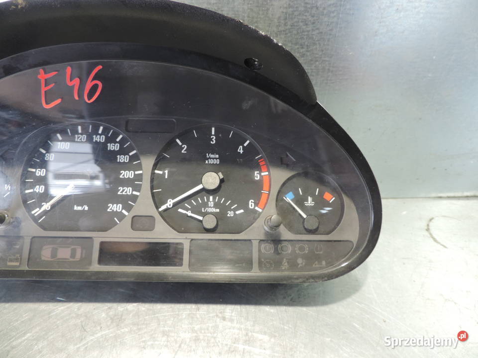 LICZNIK WYŚWIETLACZ ZEGAR BMW 3 E46 4102749 Rok produkcji 1999 Nowy Sącz