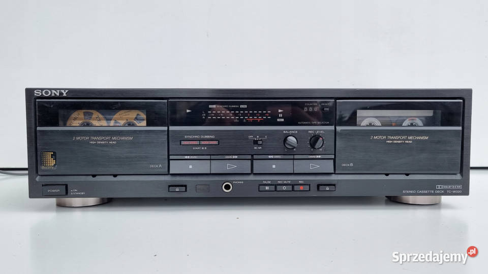 Magnetofon catette deck SONY TCW320 TC W 320 wielkopolskie Międzychód