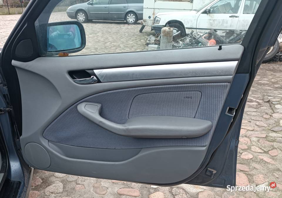 BMW E46 20TD uszkodzony na graty szary Osieck