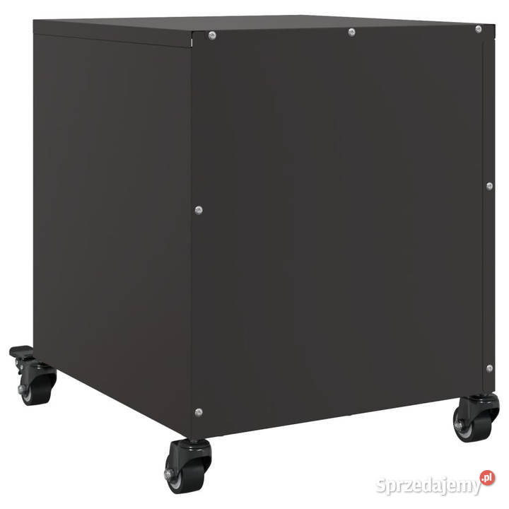 Szafki nocne 2 czarne 36x39x435 stal WM846705 Warszawa