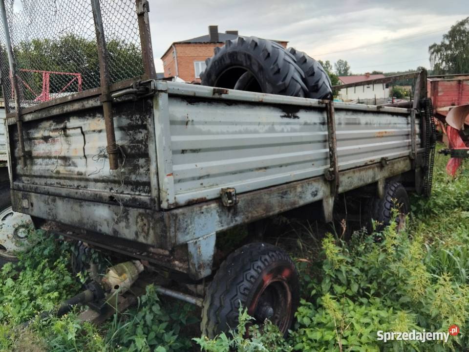 Rozrzutnik obornika 35t jednoosiowy transport nieuszkodzony łódzkie Bełchatów