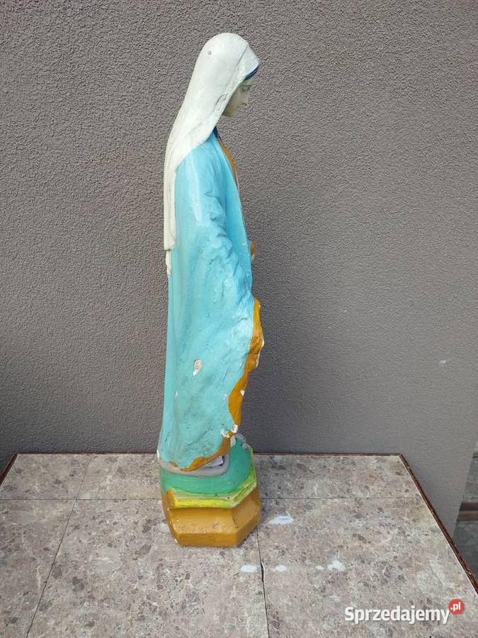 Stara duża figura gipsowa Matka Boska Tczew