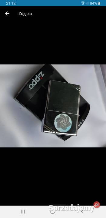 Zippo zapalniczka piękna benzyna 100 Oryg chrom Podkowa Leśna sprzedam