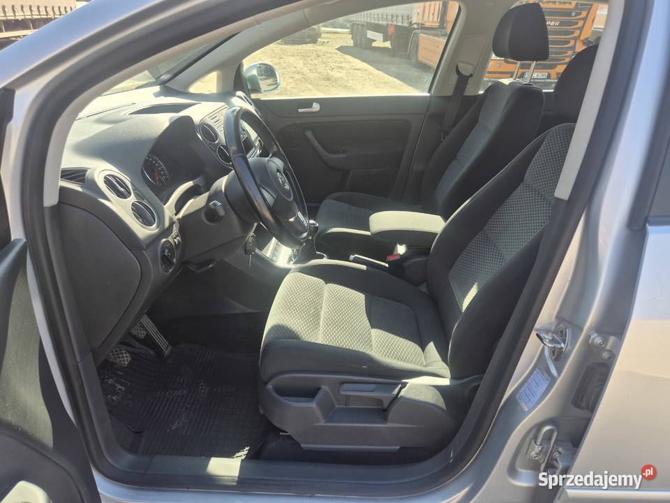 Volkswagen Golf 6 Plus16 MPI 102 90000 przebieg1 srebrny Golf Plus Bujaków sprzedam