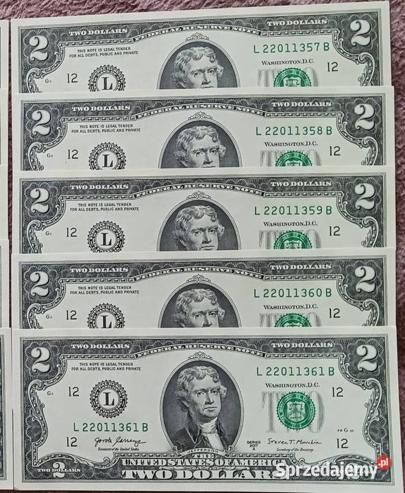 10 x 2 USA 2017 r seria AmenLSan Francisco Konin sprzedam