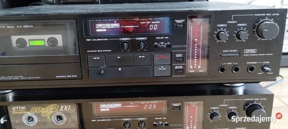Magnetofon deck 2 głowicowy Kenwood KX880D dwie Warszawa