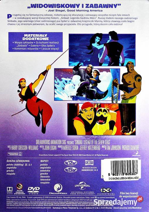 SINBAD LEGENDA SIEDMIU MÓRZ Kalisz