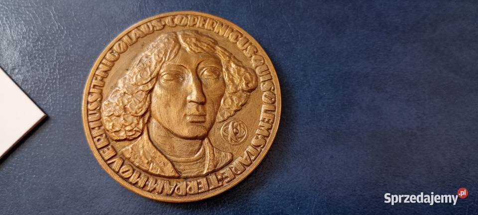 Stare monety Medal Mikołaj Kopernik 1948 Polska Lesko