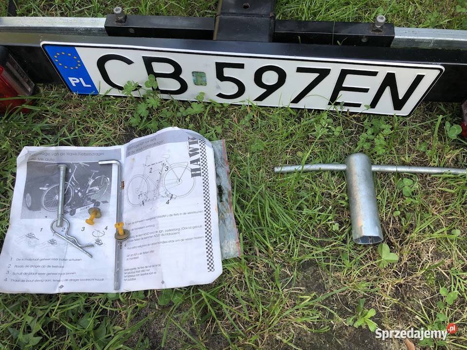 Bagażnik rowerowy na hak na 2 rowery Bydgoszcz