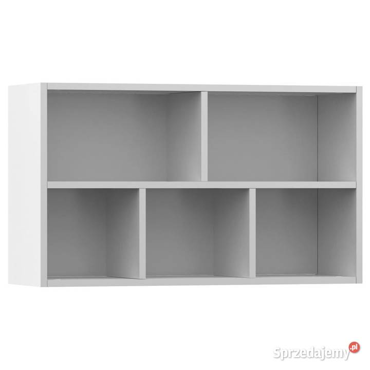 Regał na książkiszafka biały 50x25x80 WM800162 mazowieckie Warszawa