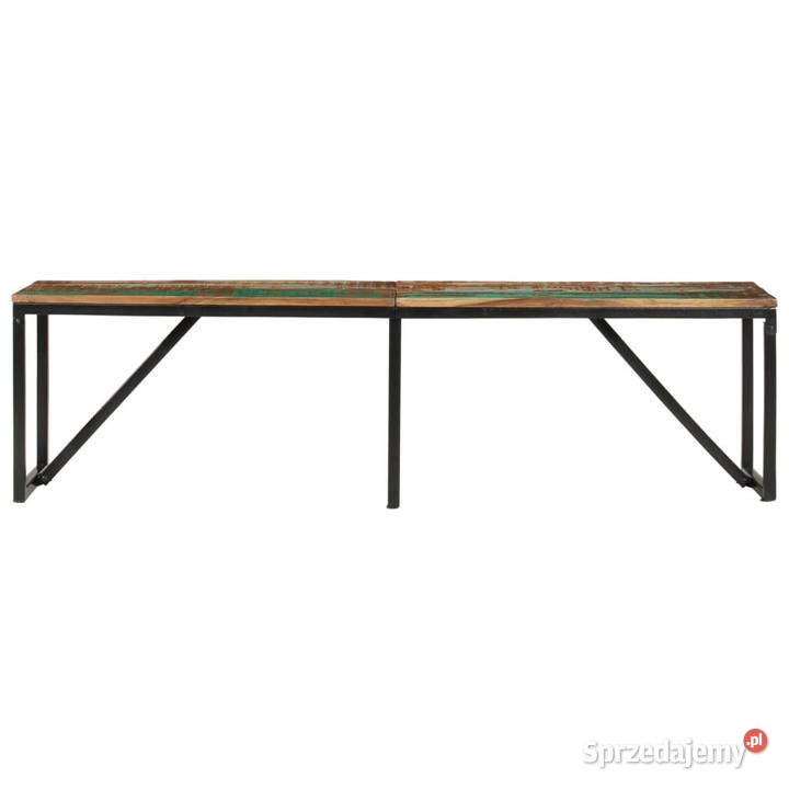 Ławka 160x35x46 lite drewno z odzysku WM351682 Warszawa