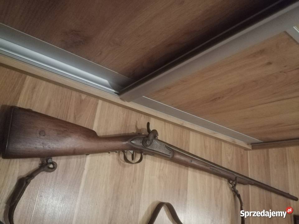 Potężny MasywnyKarabin StrzelbaWojskowy z Epoki Brzóza Stadnicka sprzedam