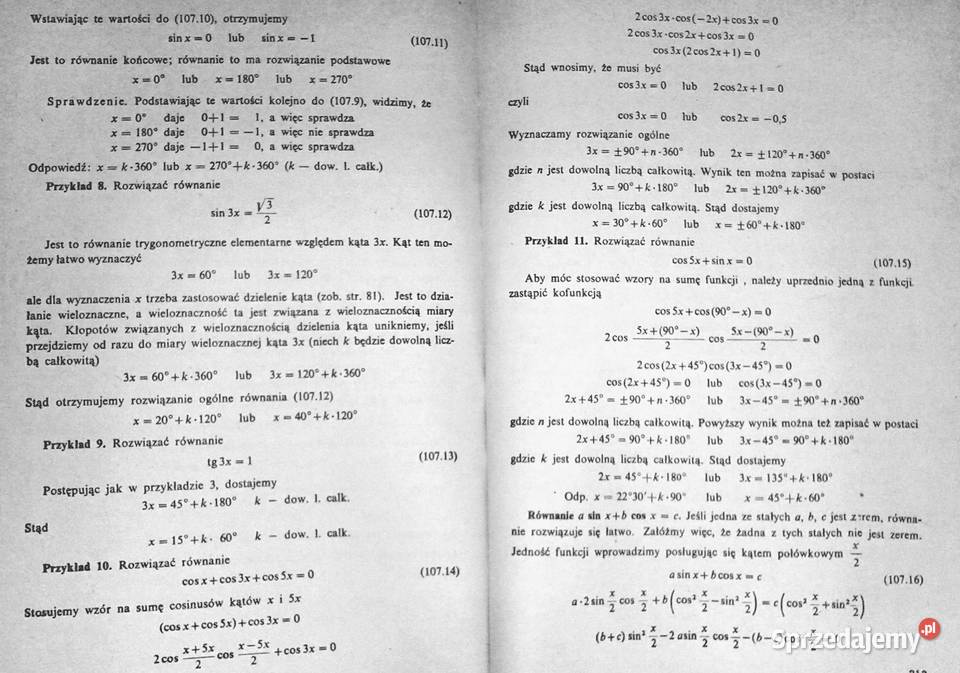 Matematyka kandydatów na wyższe uczelnie Tom 2 Pozostałe Chełm