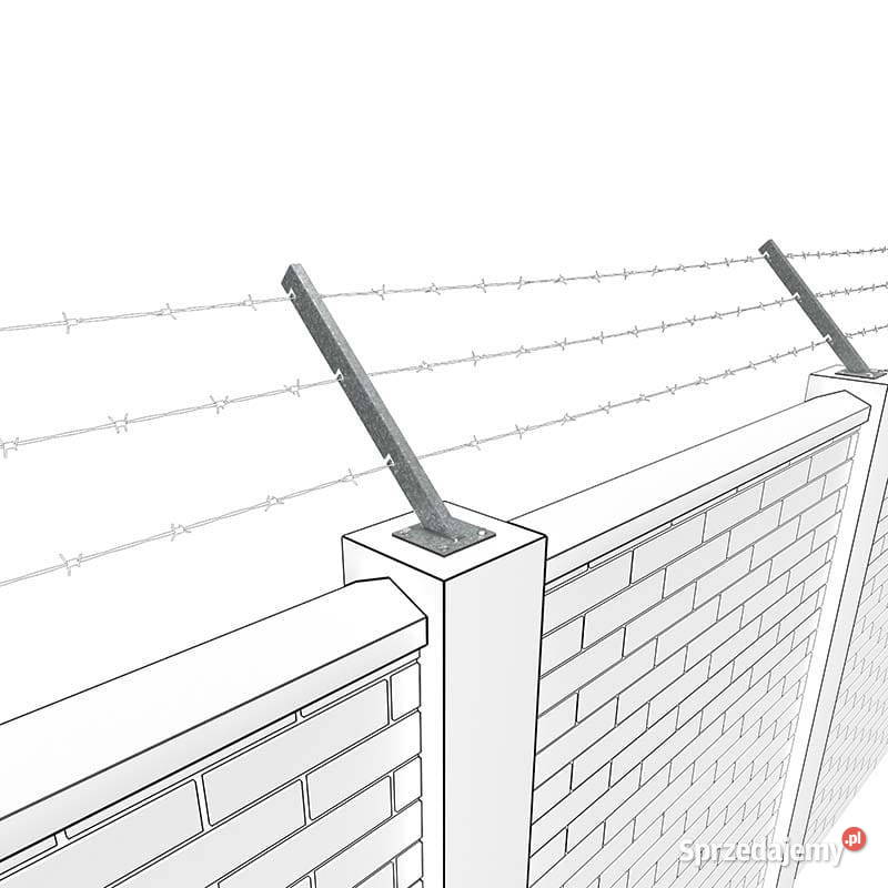 Wysięgnik ukośny z płaską stopką 40x18x3 mm Pozostałe Szczecin