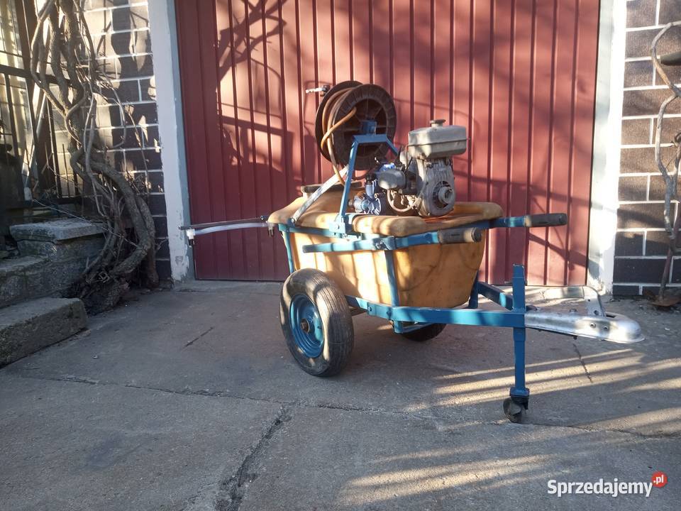 Opryskiwacz taczkowy spalinowy do traktorka Kraśnik