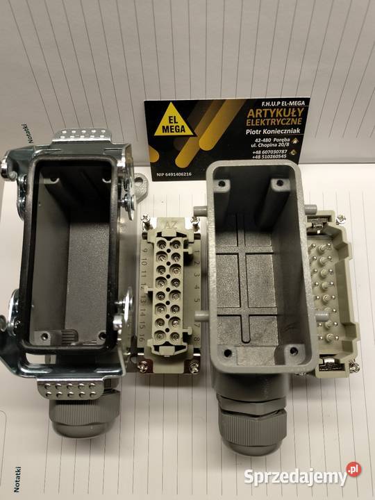 GniazdoWtyk METAL 16 PIN IP68