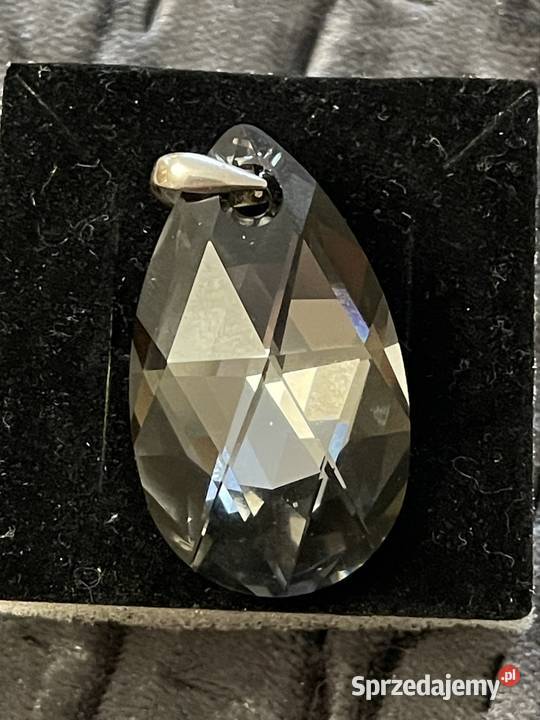 SwarovskiKolczyki SrebrneKryształ Silver Night Żary