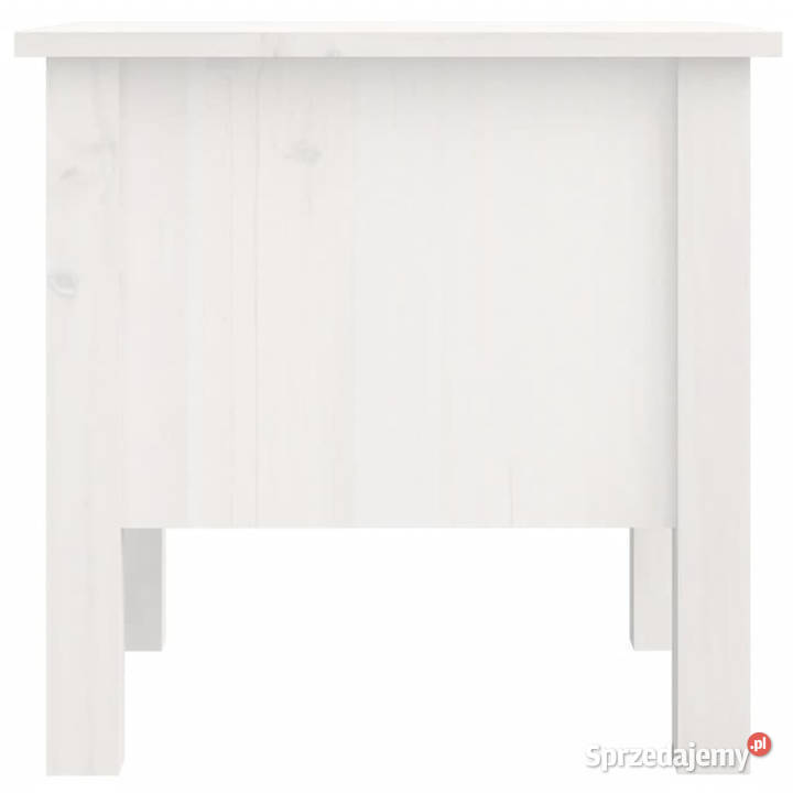 Stolik boczny biały 40x40x39 lite drewno sosnowe mazowieckie sprzedam
