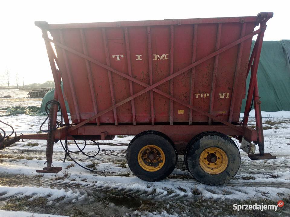 Przyczepa wywrotka 6 t Tim nieuszkodzony Radom