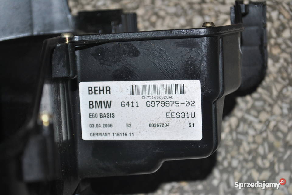 Obudowa parownika BMW E60 E61 E63 E64 Poręba