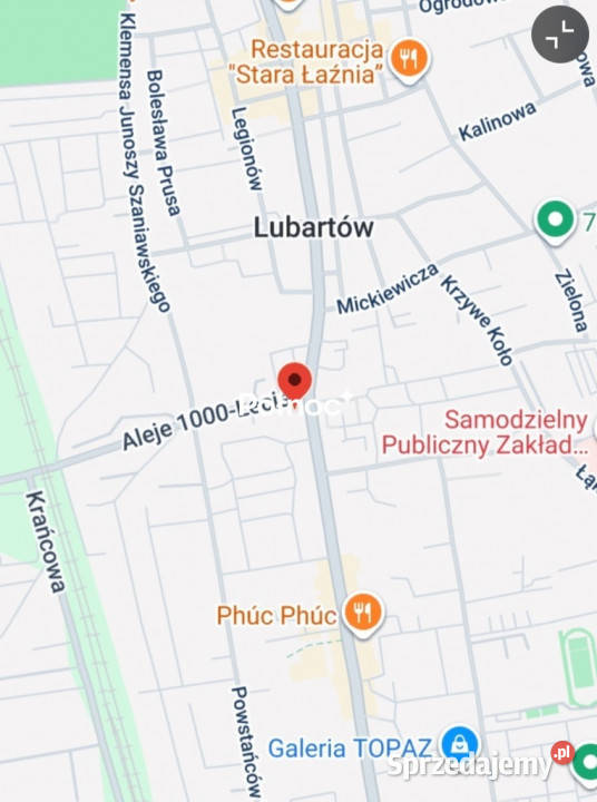 Lokal usługowy na sprzedaż w centrum Lubartowa 3000zł/m2 Lubartów