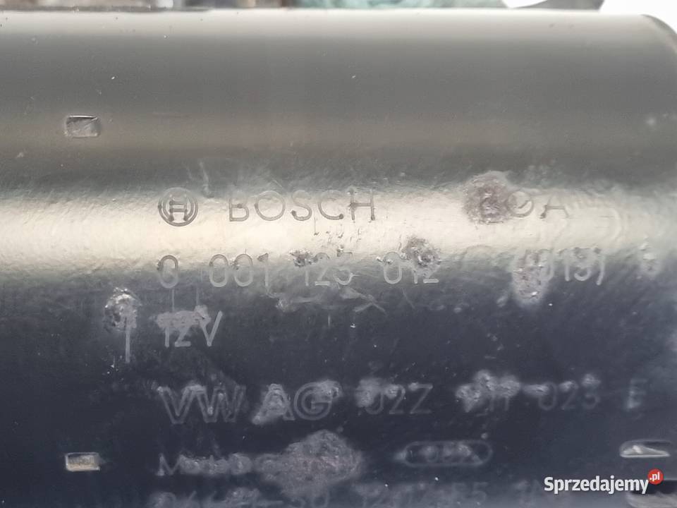 ROZRUSZNIK bosch 0001123012 Audi A3 II 8P 19 TDI Rudka