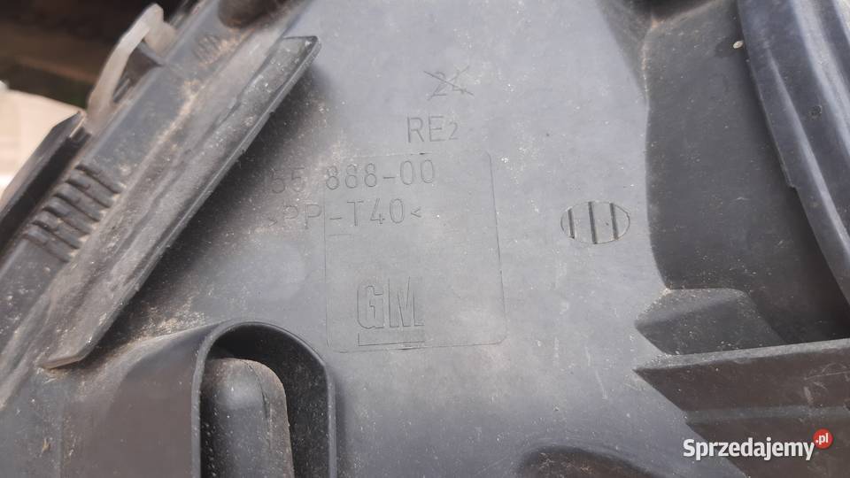 lampa prawa przednia org GM Opel Vectra C Signum