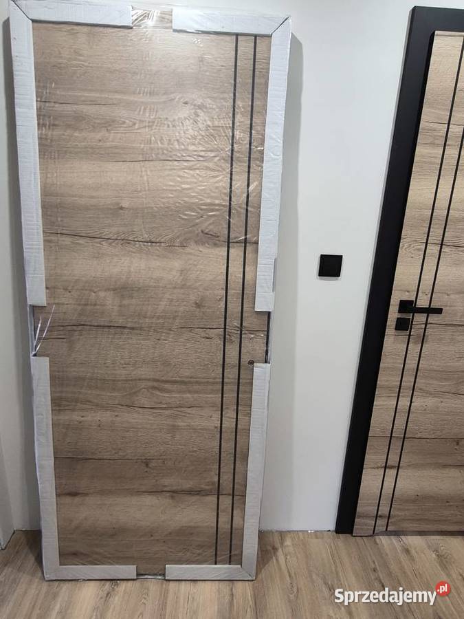 NOWE drzwi dre 80 lewe halifaxczarny mat Żory sprzedam