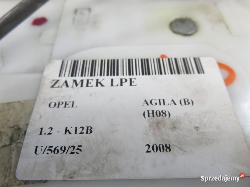 ZAMEK LEWY PRZEDNI OPEL AGILA B