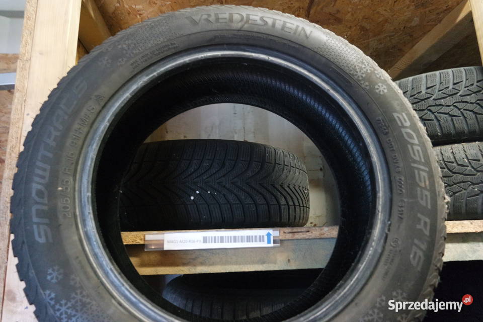 2 opony zimowe VREDESTEIN SNOWTRAC 5 20555 R16 Poznań sprzedam