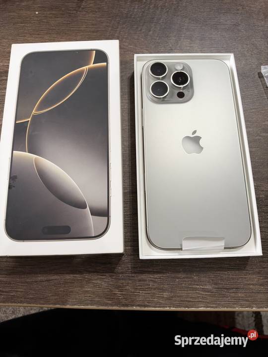 iPhone 16 pro 256 GB tytanowy Czempiń