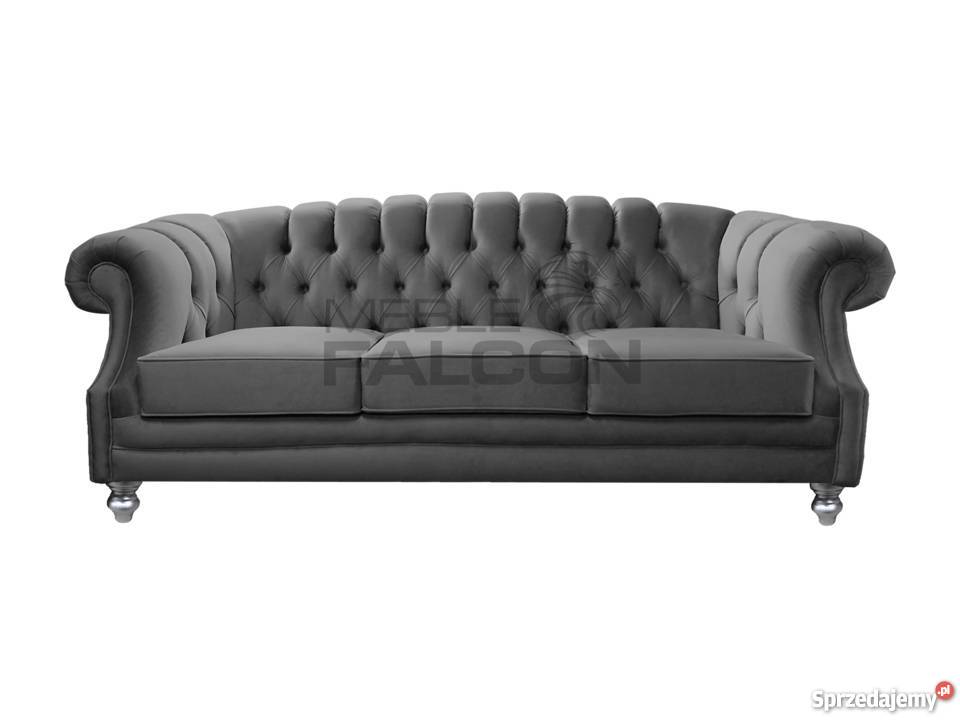 Pikowana sofa Chesterfield Melford PRODUCENT czerwony Warszawa sprzedam