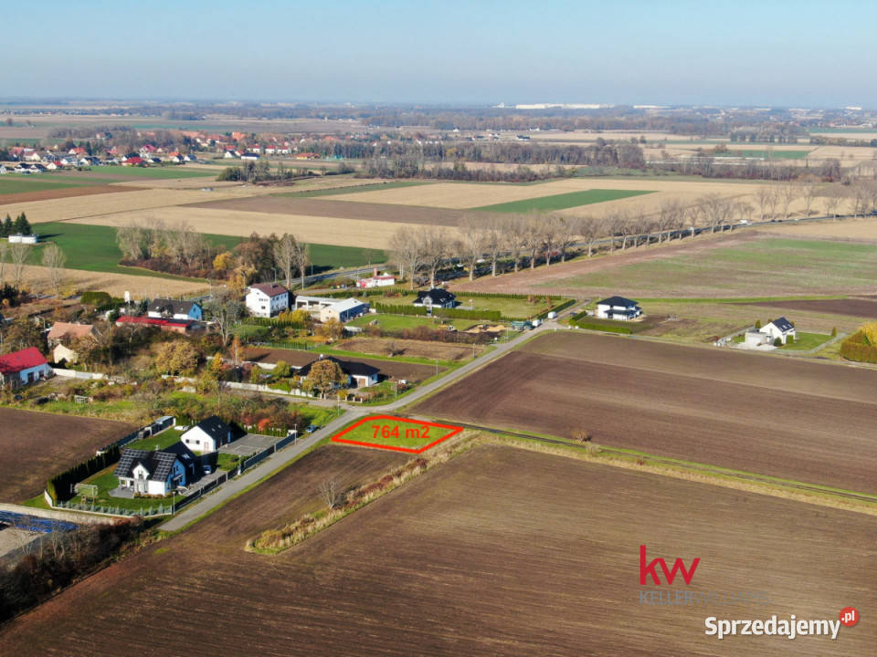 Działka 764m2 Cieszyce Akacjowa dolnośląskie