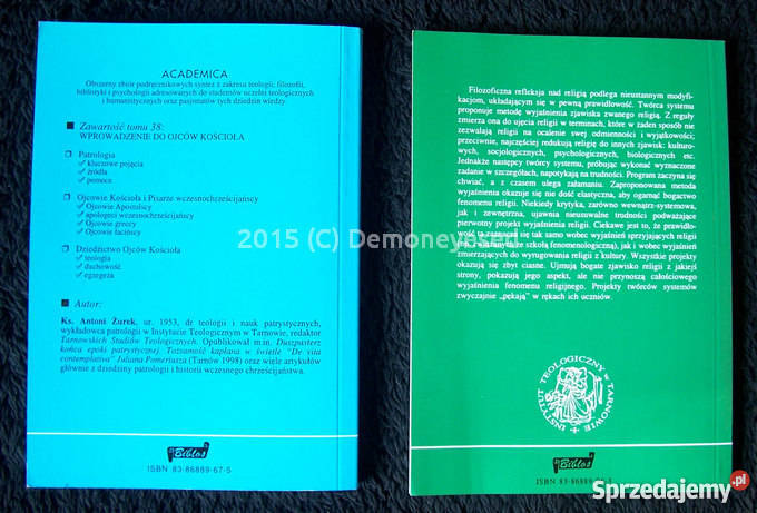 Komplet 2x religia filozofia kościół Żurek