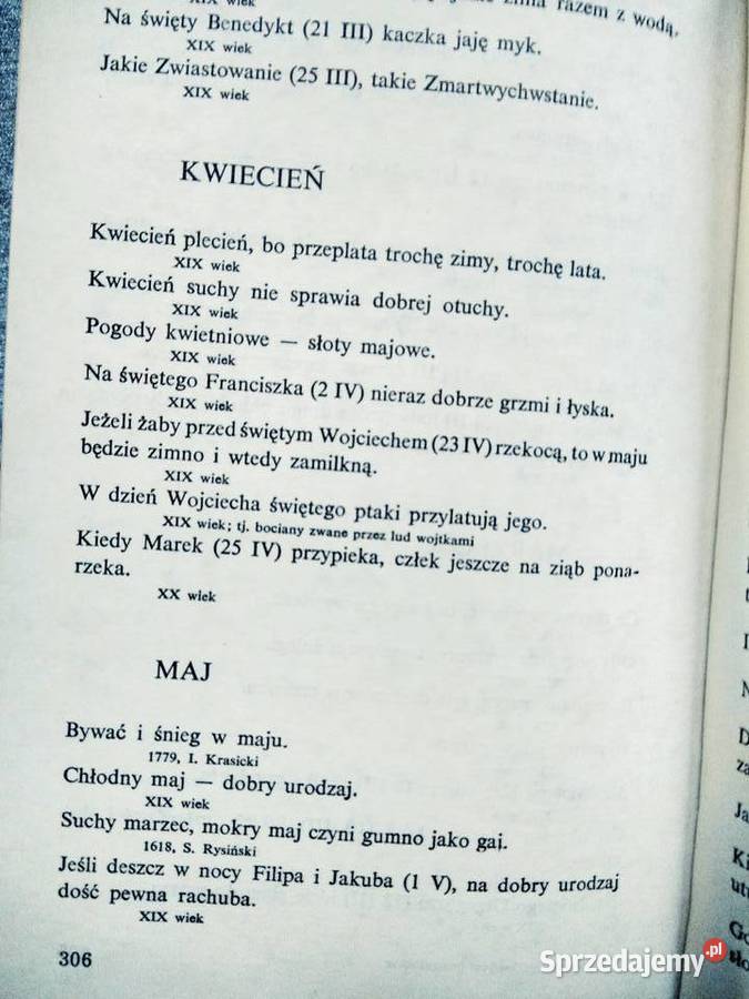 Na wszystko jest przysłowie unikat książki Warszawa