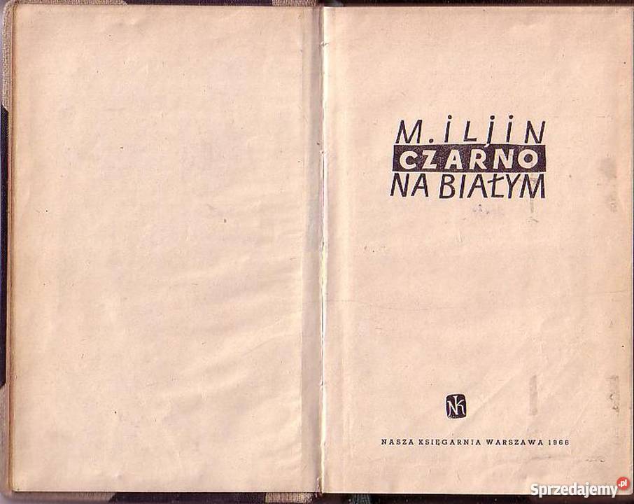 0473 CZARNO NA BIAŁYM M ILJIN