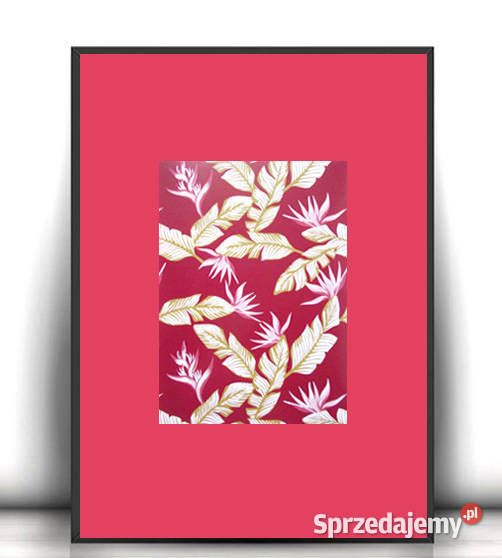 mały obrazek do domu boho plakat A4 czewrono Szczecin