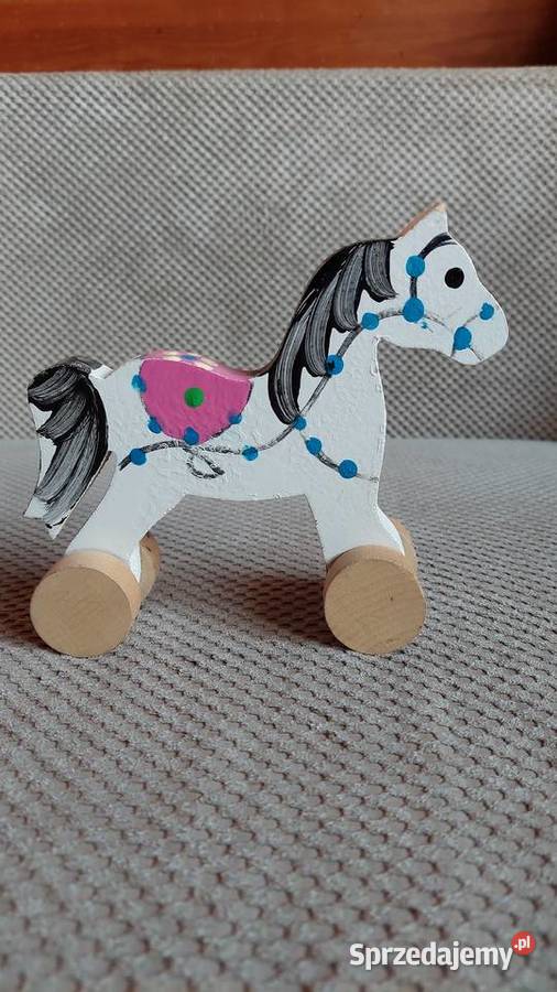 konik drewniany malowany 2 lata+ Kraków