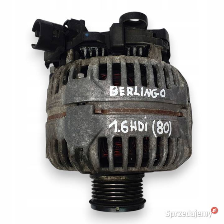 ALTERNATOR Citroen Berlingo 16 HDi 0124525126 Układ elektryczny silnika Chełm