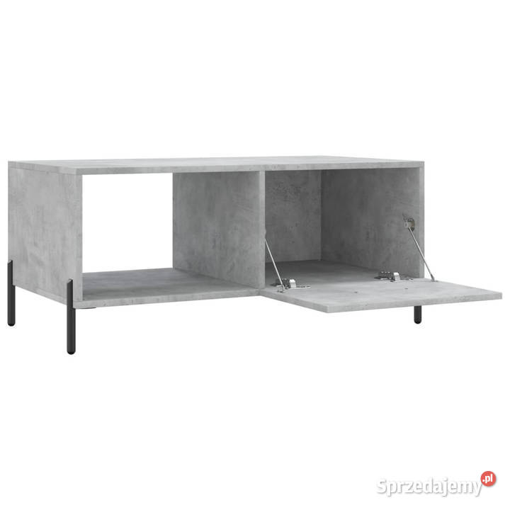 Stolik kawowy szarość betonu 90x50x40 WM829224